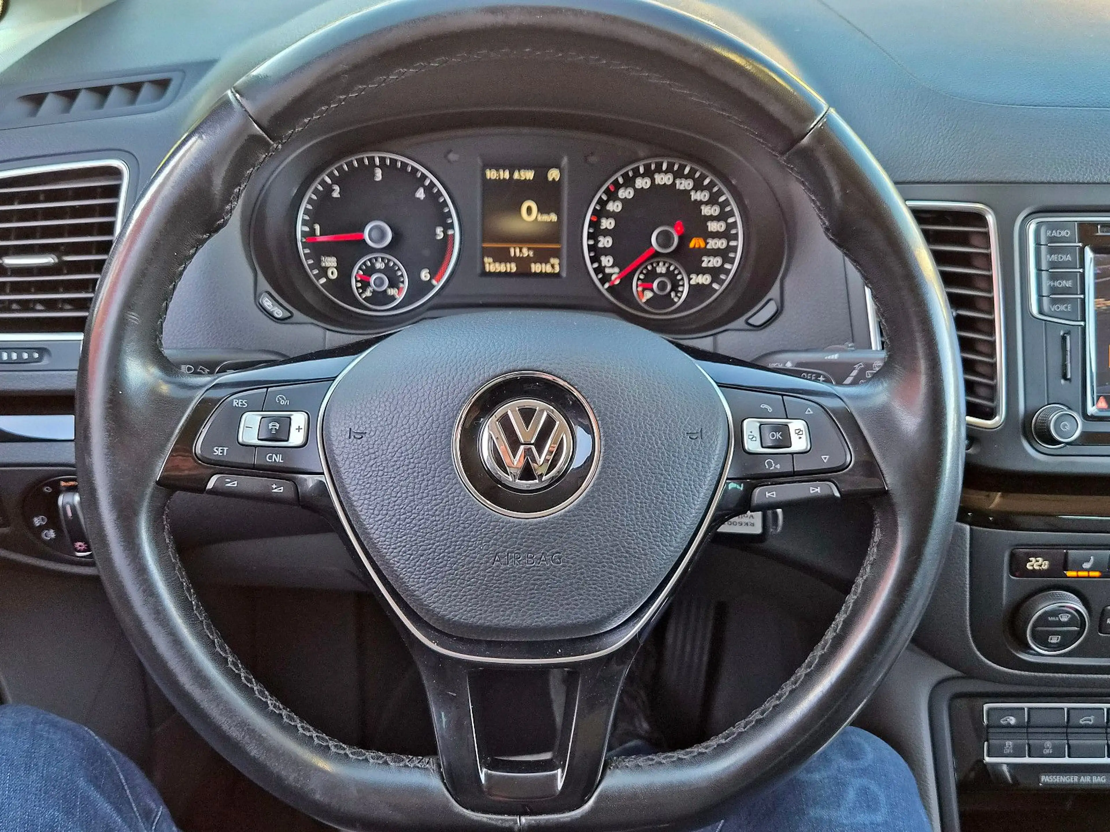 Volkswagen Sharan Highline 2.0TDI DSG, GARANTIE, Teilleder, — photo 14