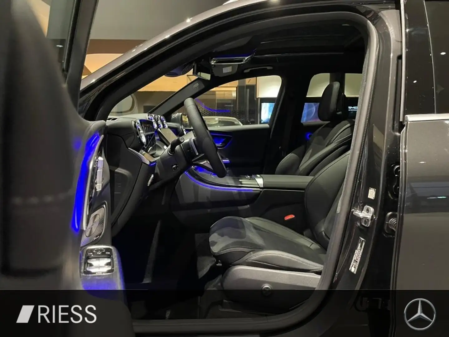 Mercedes-Benz GLC 450 d AMG+PANO+AIRMATIC+HA LENK+HUD+STDHZG+ Gris - 2