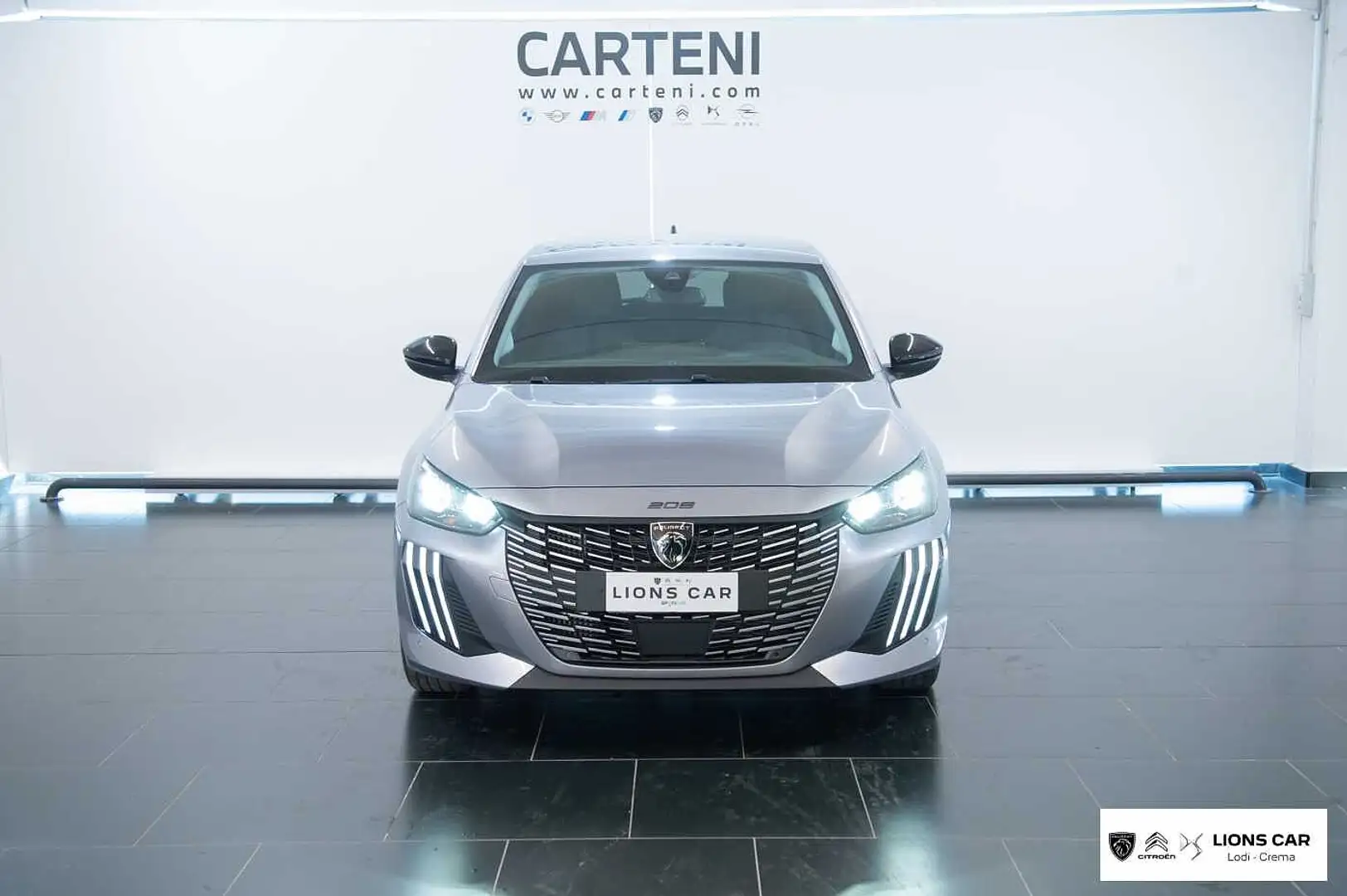 Peugeot 208 2ª serie Hybrid 100 e-DCS6 Allure Argento - 2