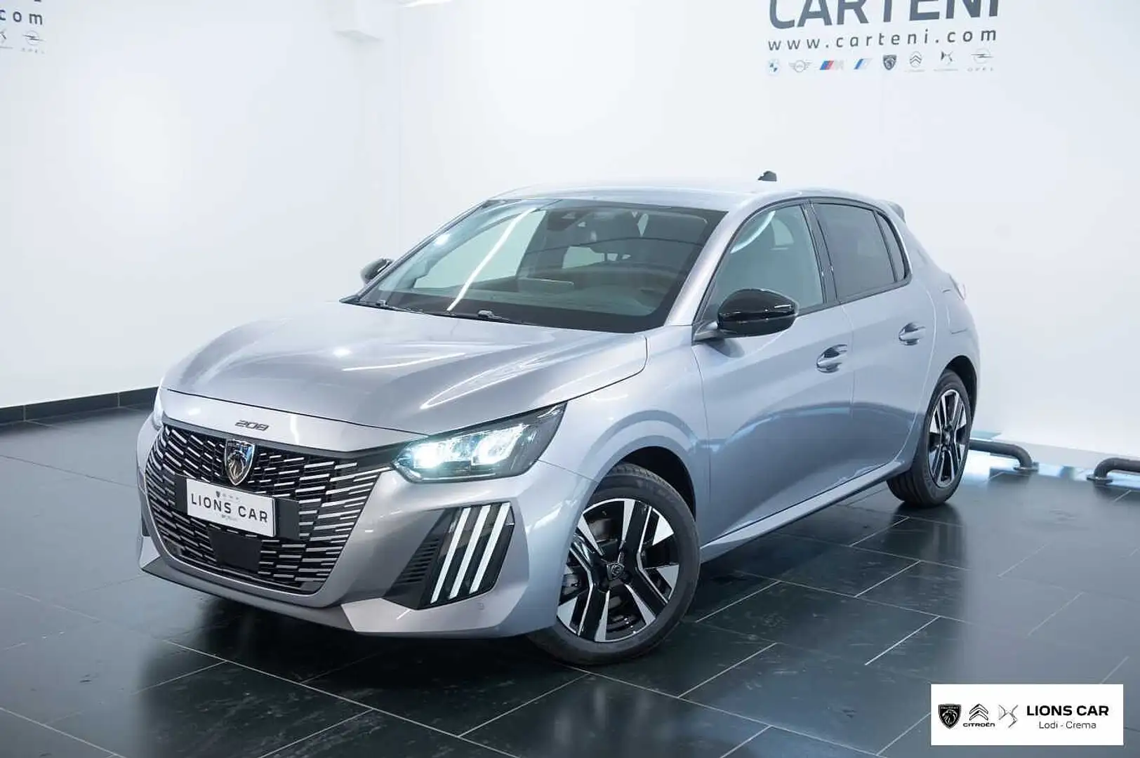 Peugeot 208 2ª serie Hybrid 100 e-DCS6 Allure Argento - 1