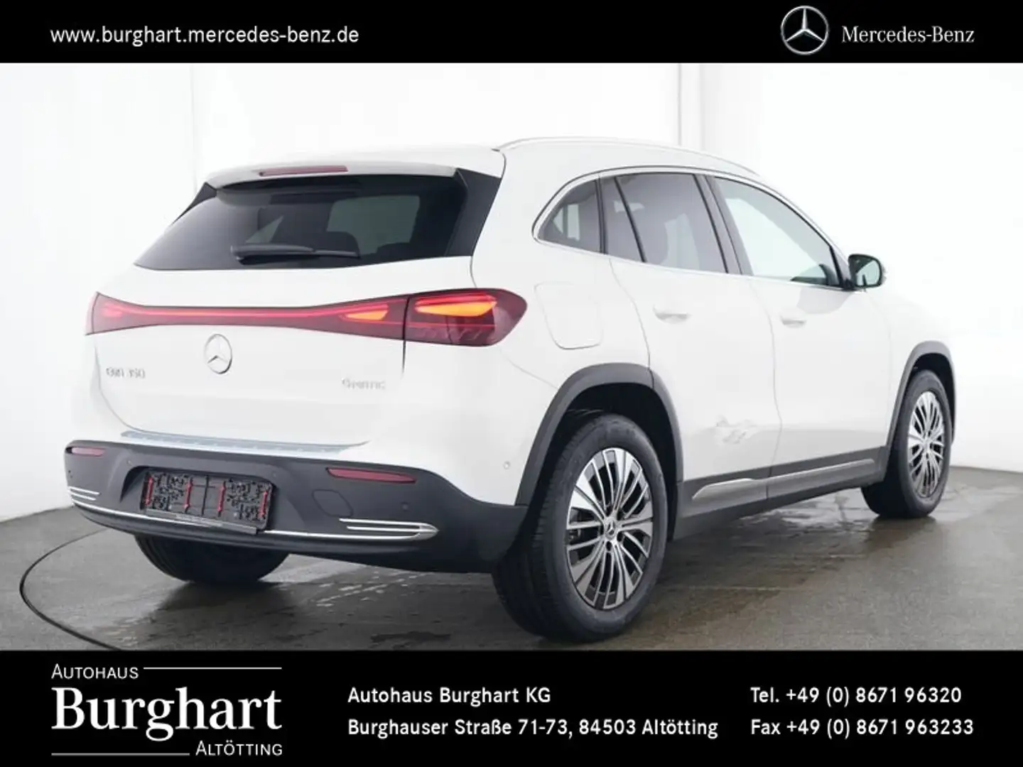 Mercedes-Benz EQA 350 EQA 350 4M Progressive/Navi/Klima/LED Park-Assist. Bílá - 2