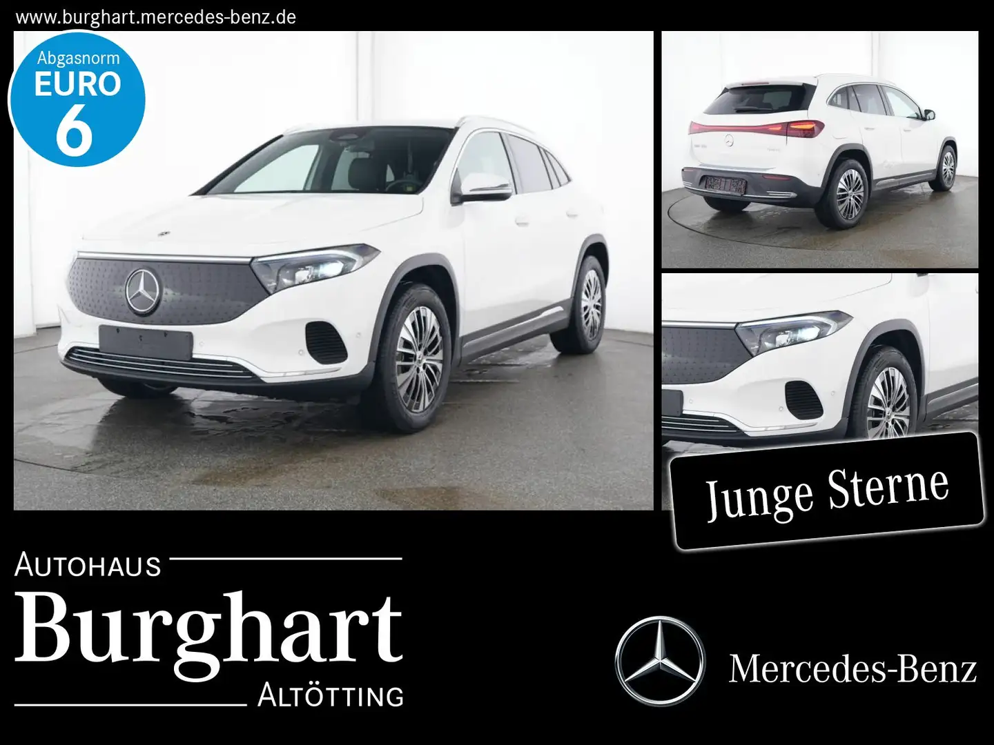 Mercedes-Benz EQA 350 EQA 350 4M Progressive/Navi/Klima/LED Park-Assist. Bílá - 1