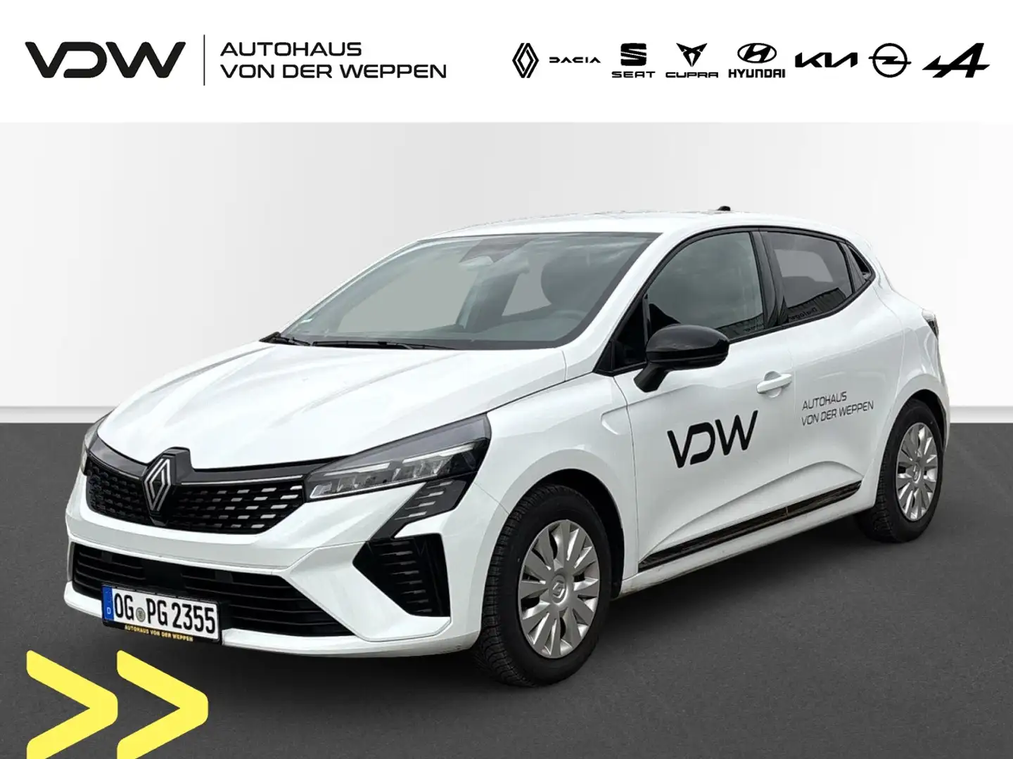 Renault Clio V Techno Eco-G 100 Klima Navi Rückfahrkamera Weiß - 1