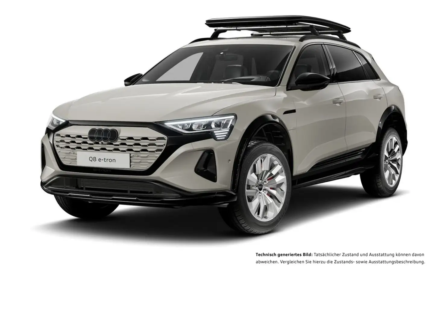Audi Q8 e-tron 55 quattro edition Dakar BLACKPAK PANO B&O 360°CAM Beige - 2