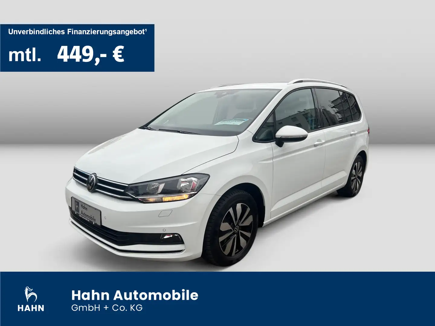 Volkswagen Touran 1.5TSI DSG Move 7-Sitzer AHK ACC Navi Cam Weiß - 1