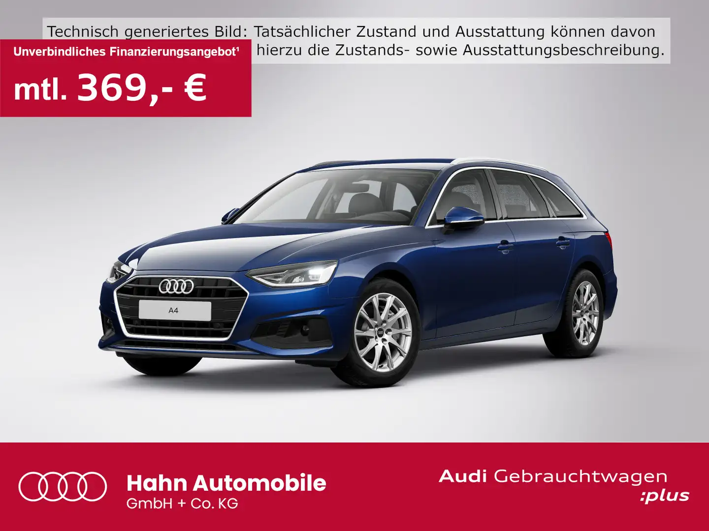 Audi A4 40 TFSI S-tronic Navi Sitzh PDC LED Bus Blau - 1