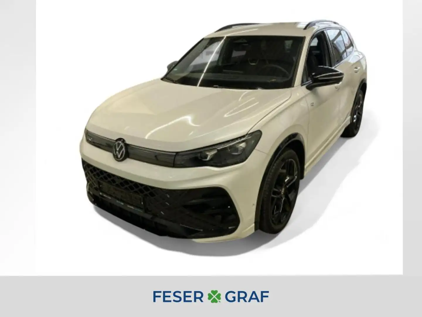 Volkswagen Tiguan 1.5 eTSI R-Line DSG/LED/Area View/Sitz.-Lenkradhzg Weiß - 1