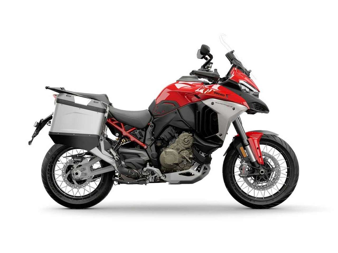 Ducati Multistrada V4 S RALLY FULL RED SPOKED WHEELS 2024