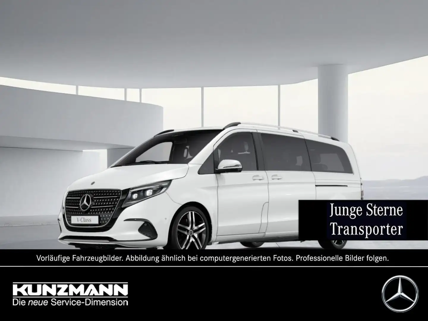 Mercedes-Benz V 300 d AVANTGARDE Extralang Navi Distronic AHK Weiß - 1