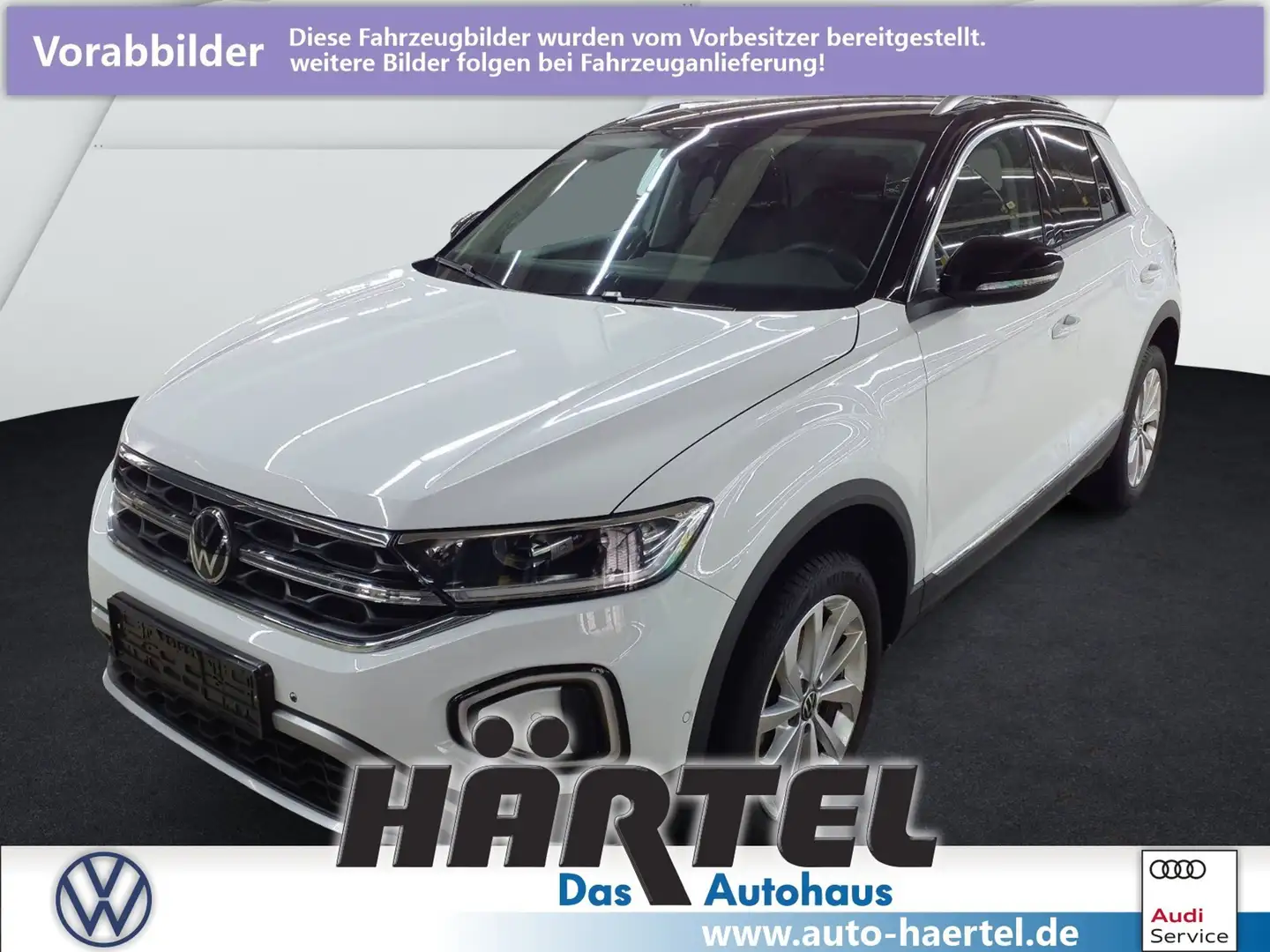 Volkswagen T-Roc STYLE 1.5 TSI DSG (+ACC-RADAR+NAVI+AHK) LED Weiß - 1