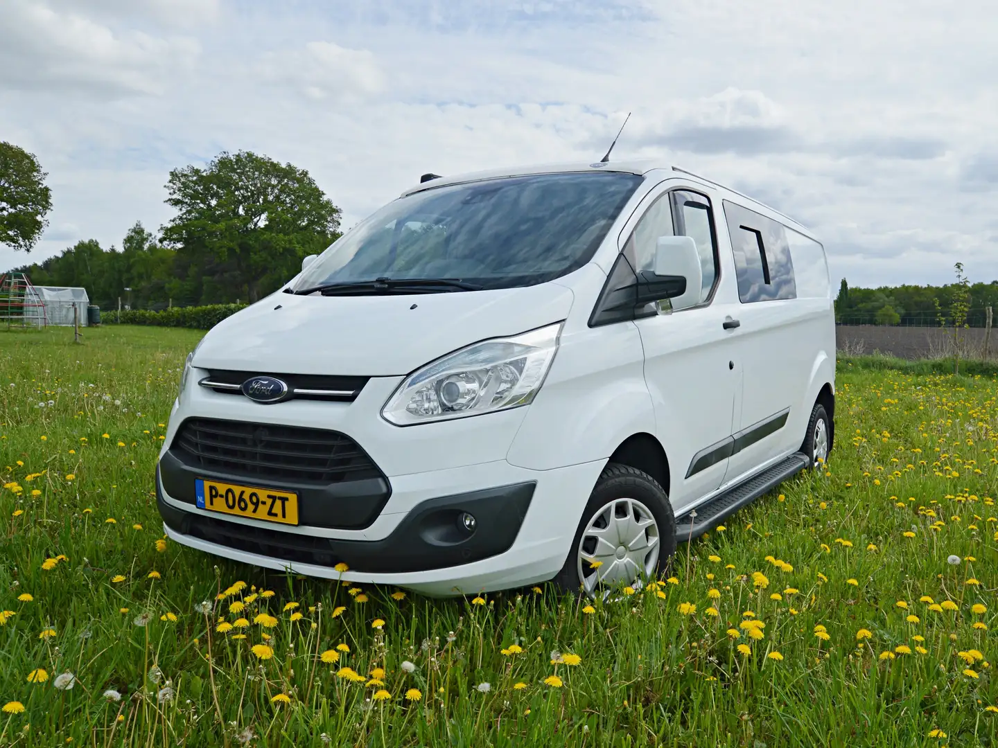 Ford Transit Custom Blanc - 2