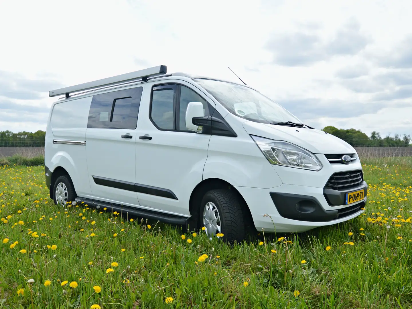 Ford Transit Custom Blanc - 1