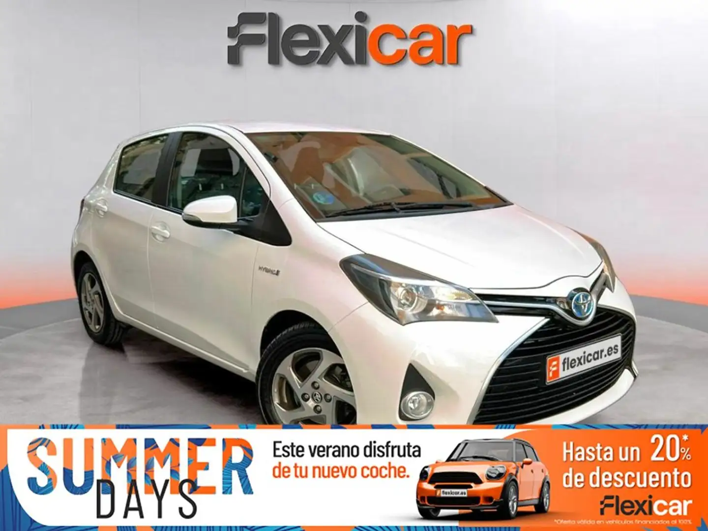 Toyota Yaris Hybrid Active Blanc - 1