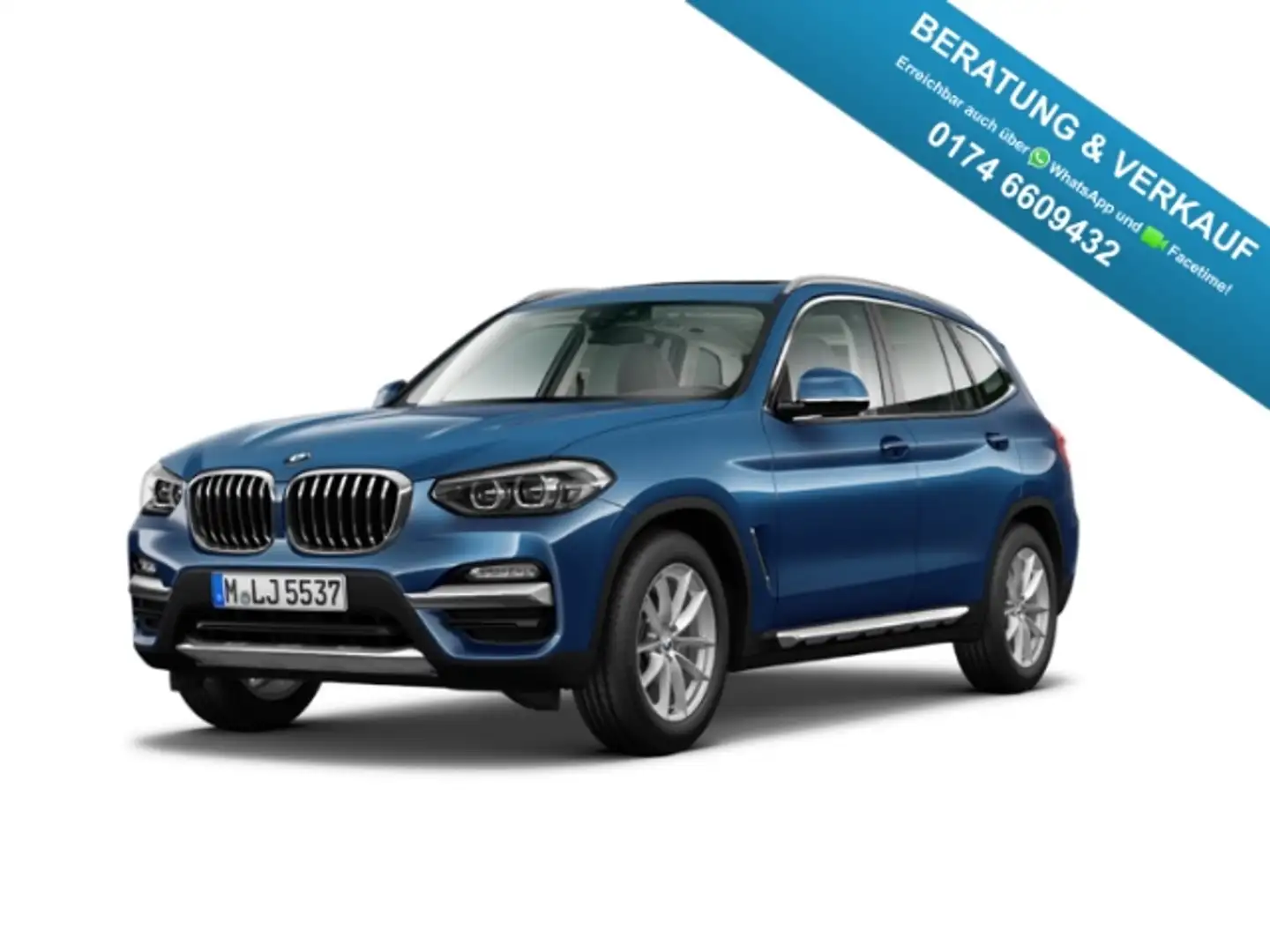 BMW X3 30i xDrive Aut. Luxury Line LED Navi Kamera Blu/Azzurro - 1