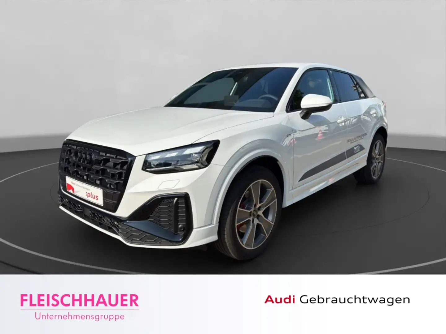 Audi Q2 35 TDI S line AHK MATRIX SOUNDSYSTEM GRA SHZ Weiß - 1