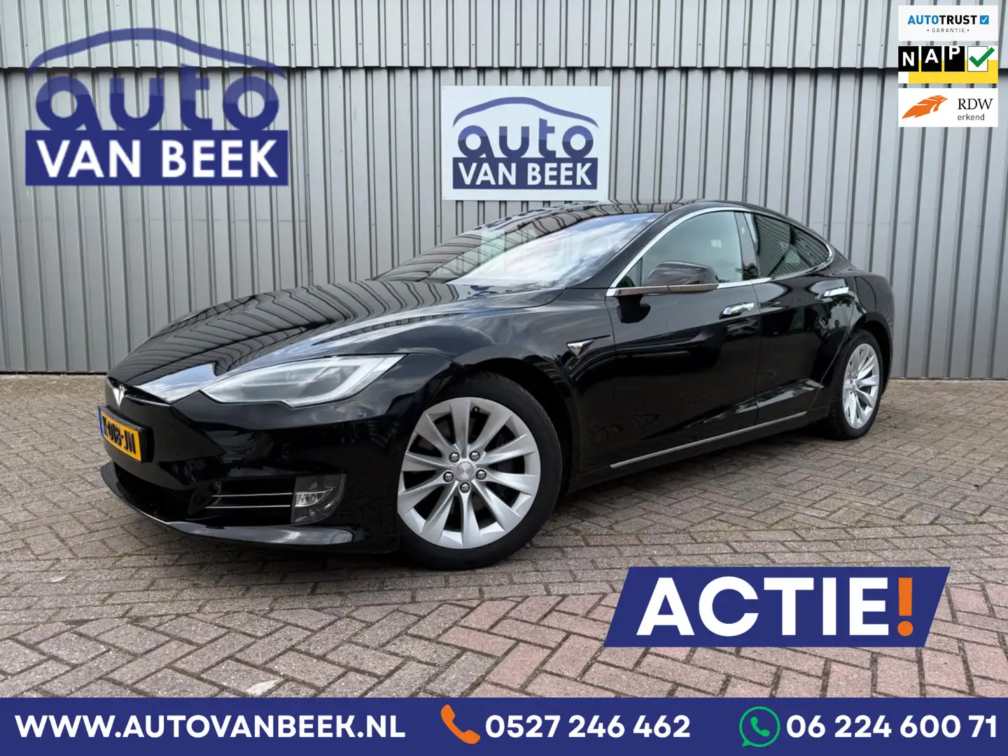 Tesla Model S 75D Base|AWD| Luchtvering|Nieuwe APK+OH Noir - 1