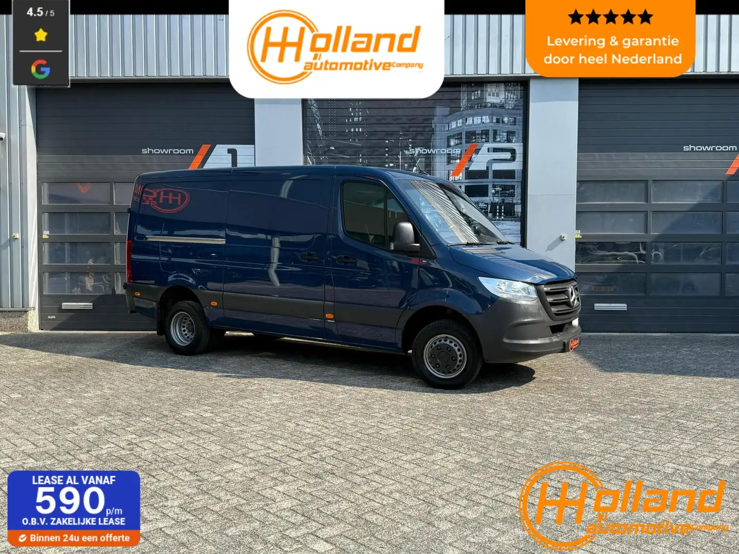 Mercedes-Benz Sprinter bestel 516 2.2 CDI L2H1|DUBBELLUCHT|3.5t!|DUBBEL S Blau - 1