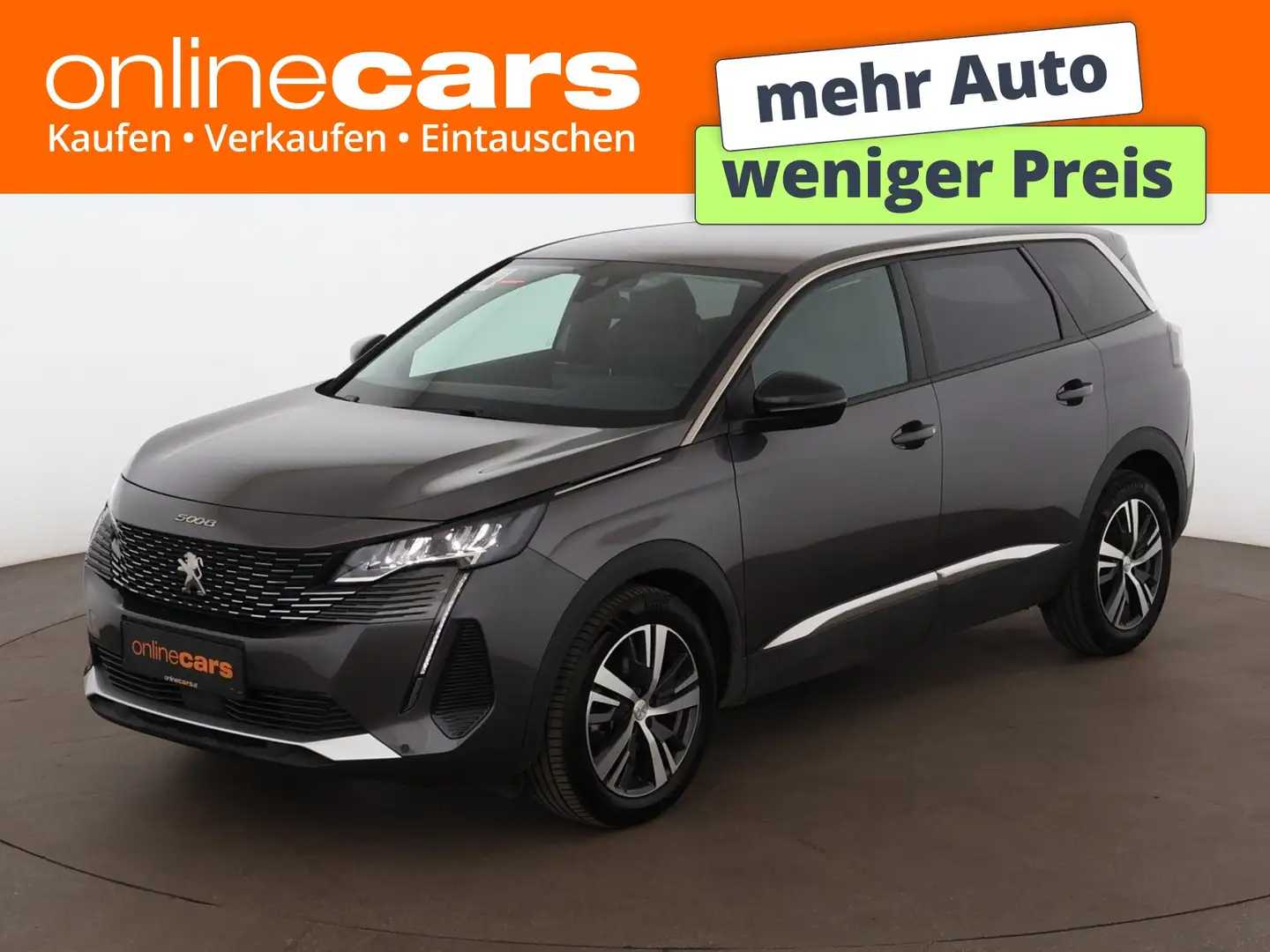 Peugeot 5008 1.2 PureTech 130 Allure LED 7-SITZER AHK NAV Grau - 1