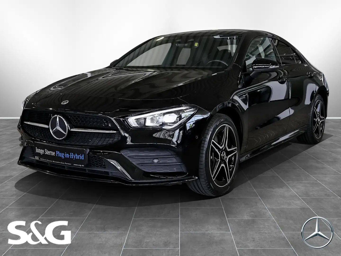Mercedes-Benz CLA 250 e Coupé AMG NIGHTPAKET+TOTWINKEL+CARPLAY Black - 1