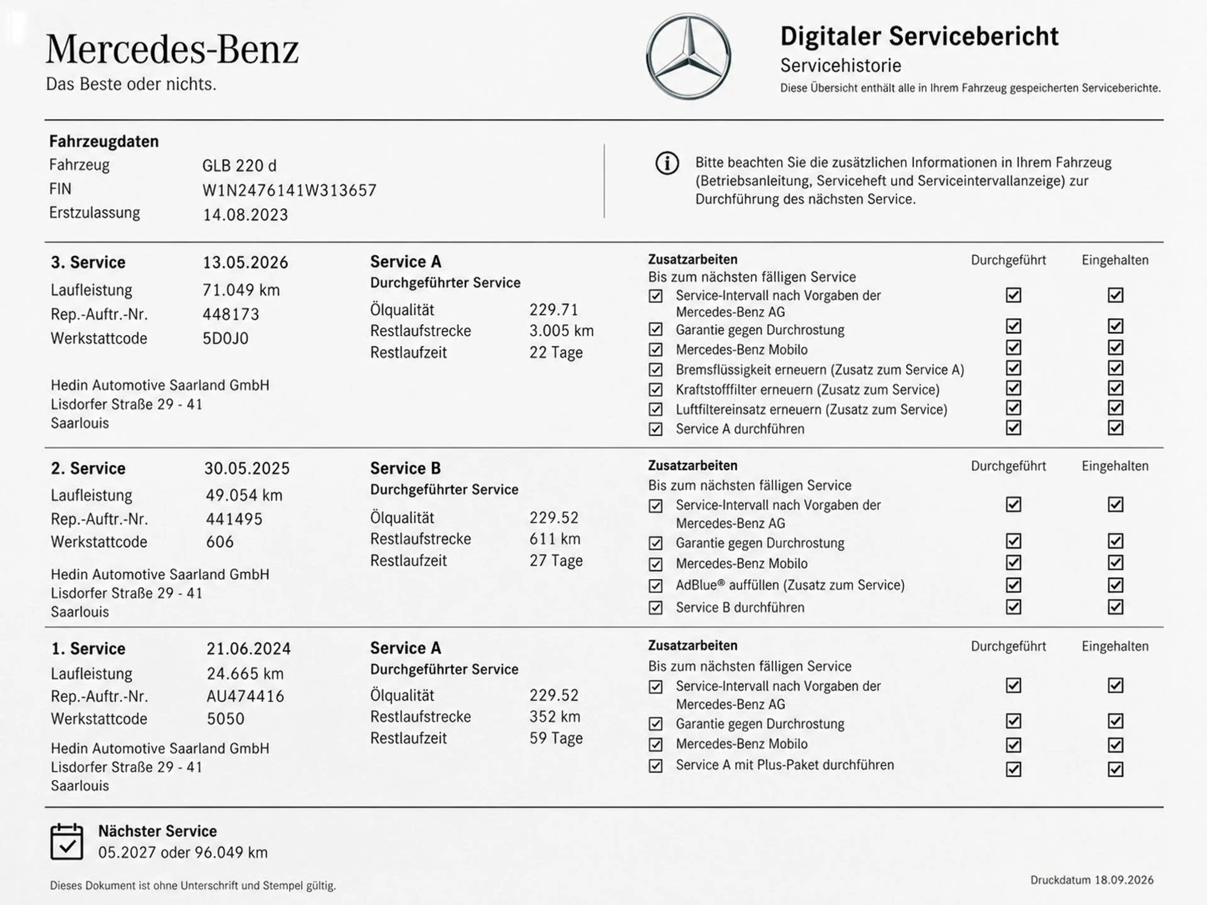 Mercedes-Benz GLB 220 d AMG-Line GARANTIE/ALCANTARA/APPLE-CAR-P — photo 11
