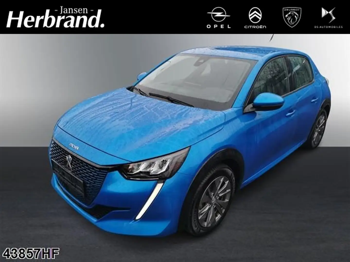 Peugeot 208 Elektromotor 136, (e-) Allure Blauw - 1
