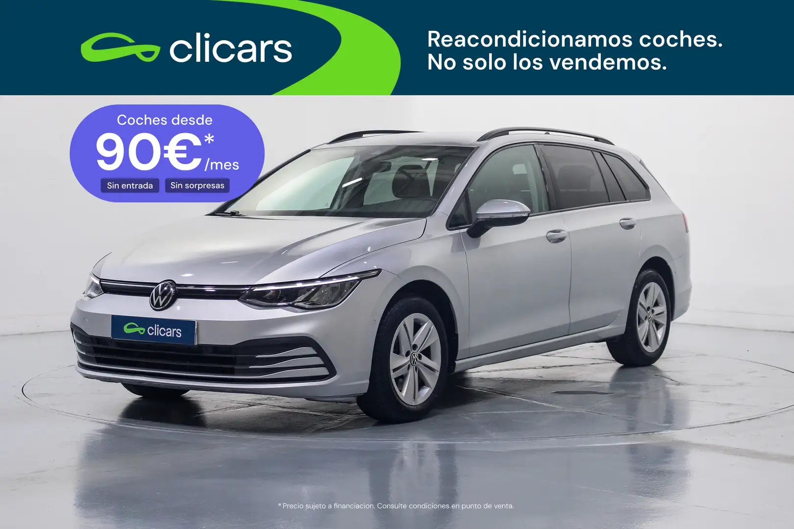 Volkswagen Golf Variant 2.0TDI Life 85kW Plateado - 1