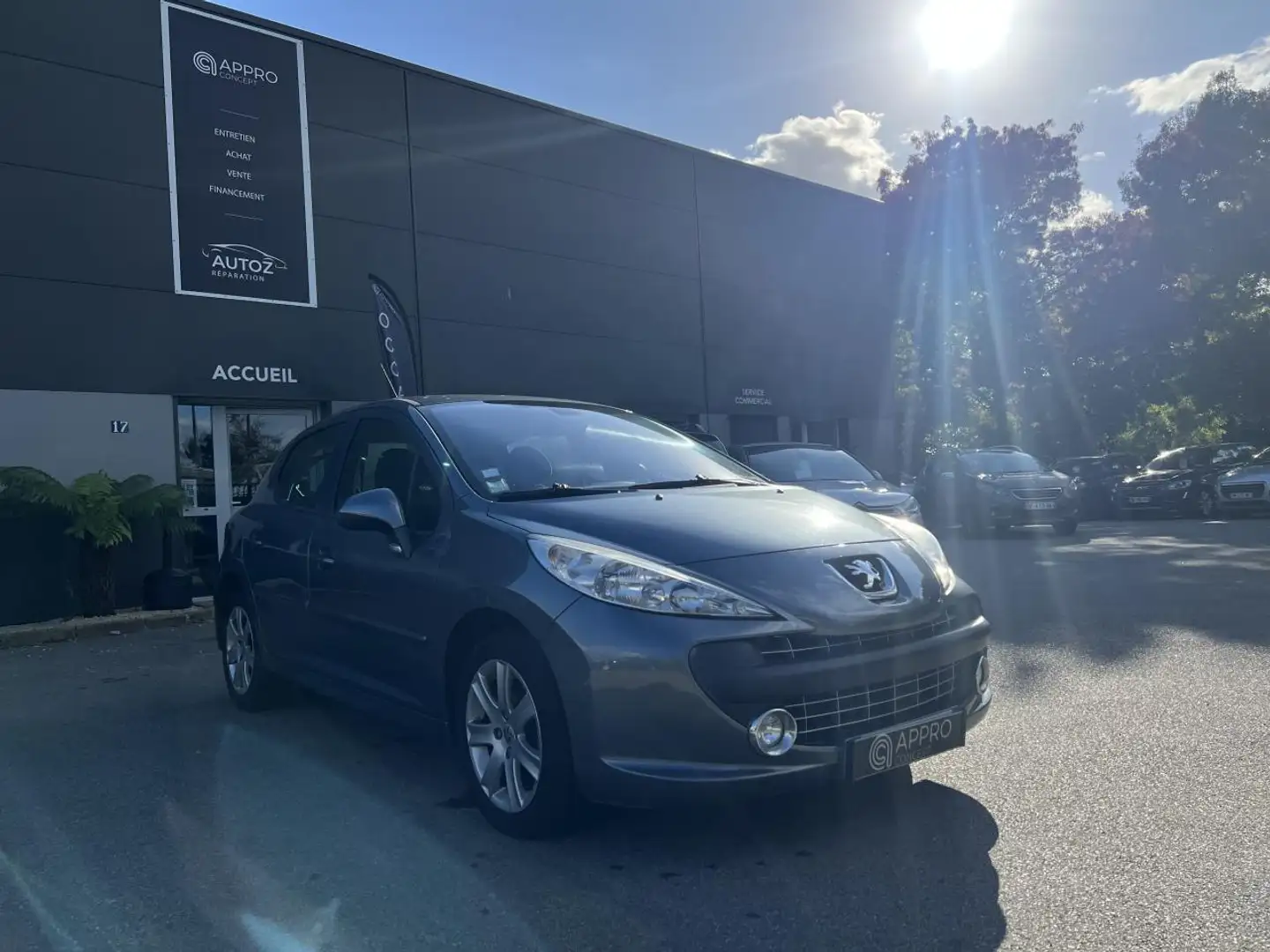 Peugeot 207 PEUGEOT 207 5 portes 1.6 e 16V 120 cv Gris - 2