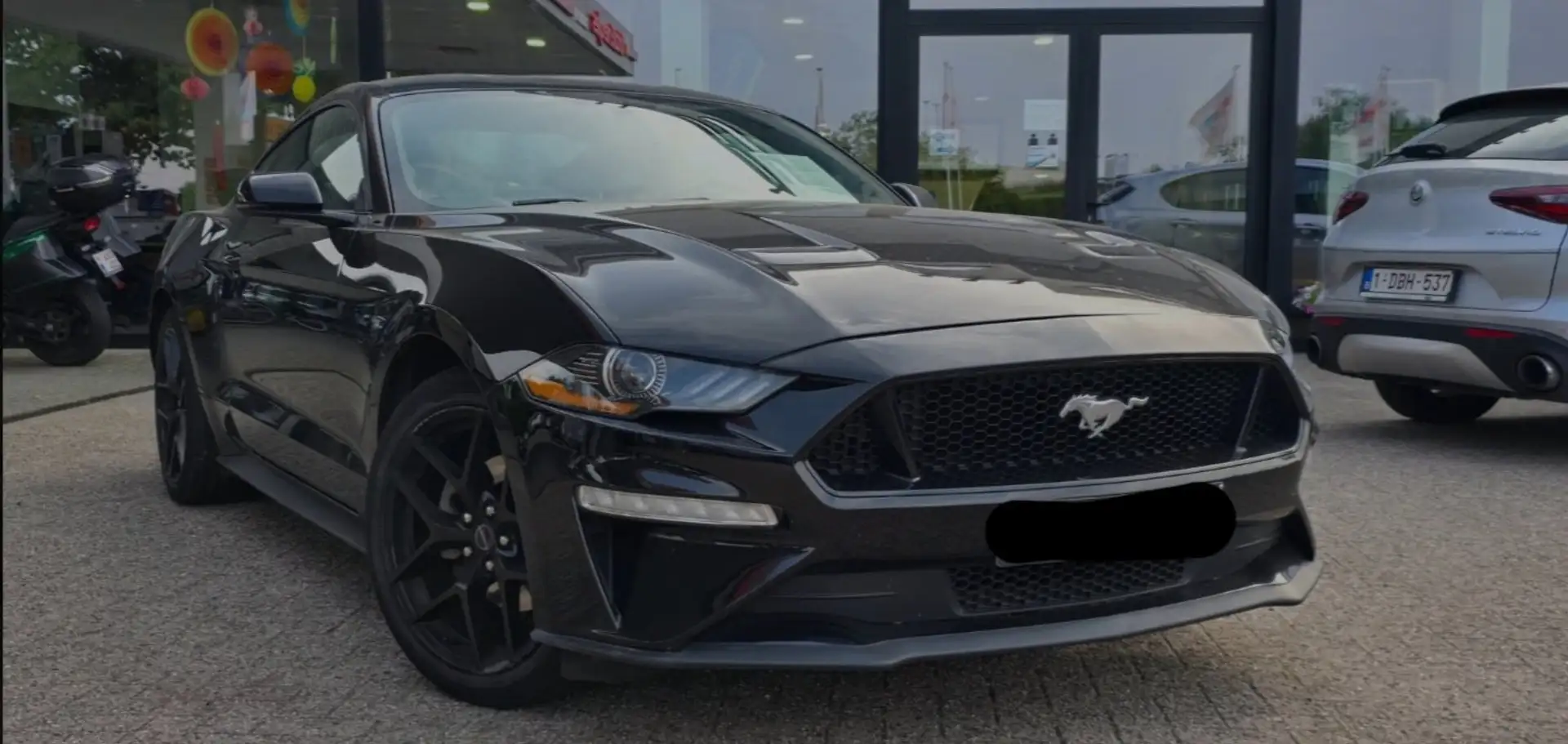 Ford Mustang Mustang 2.3 EcoBoost Full Options Zwart - 1
