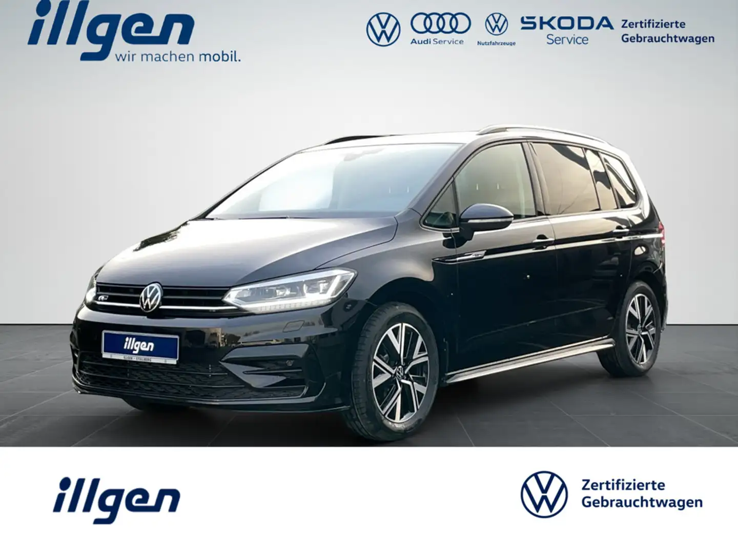 Volkswagen Touran Highline 1.5 TSI DSG+7SITZE+R-LINE+BLACK STYLE Schwarz - 1