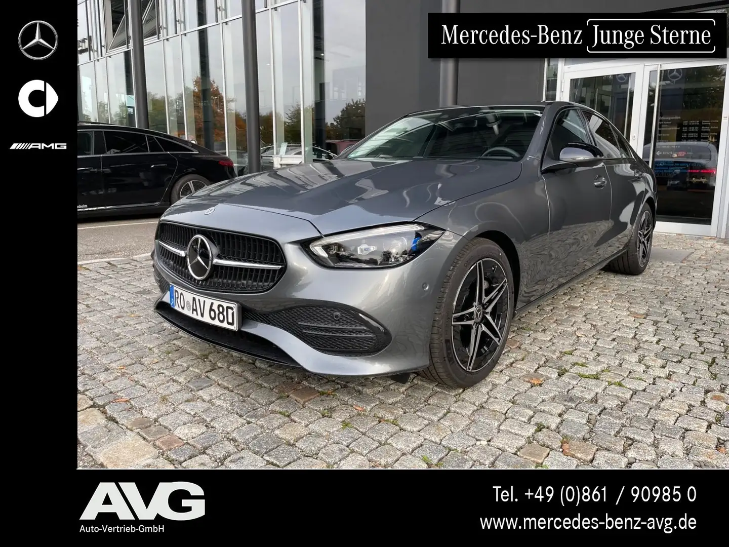 Mercedes-Benz C 300 C 300 4M AVANTGARDE DIGITAL LIGHT DISTRONIC RFK Grau - 1