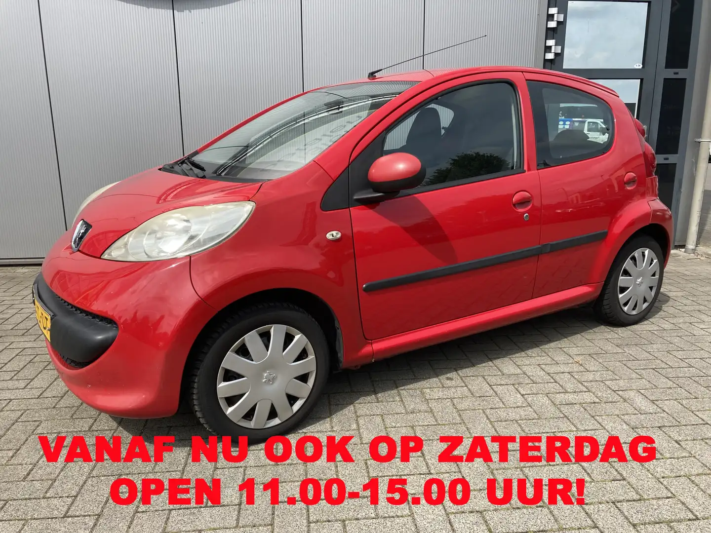 Peugeot 107 1.0-12V XS elektrische ramen | Centrale vergrendel Rood - 1