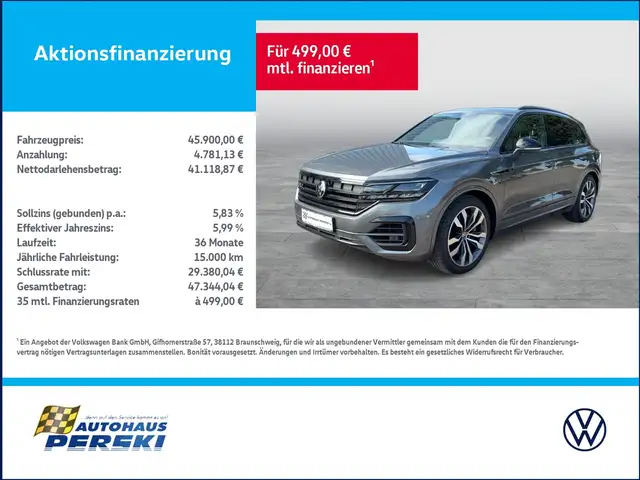 Volkswagen Touareg R 3.0 V6 TSI eHybrid 4M DSG  AHK, 360 °, LEDER, M