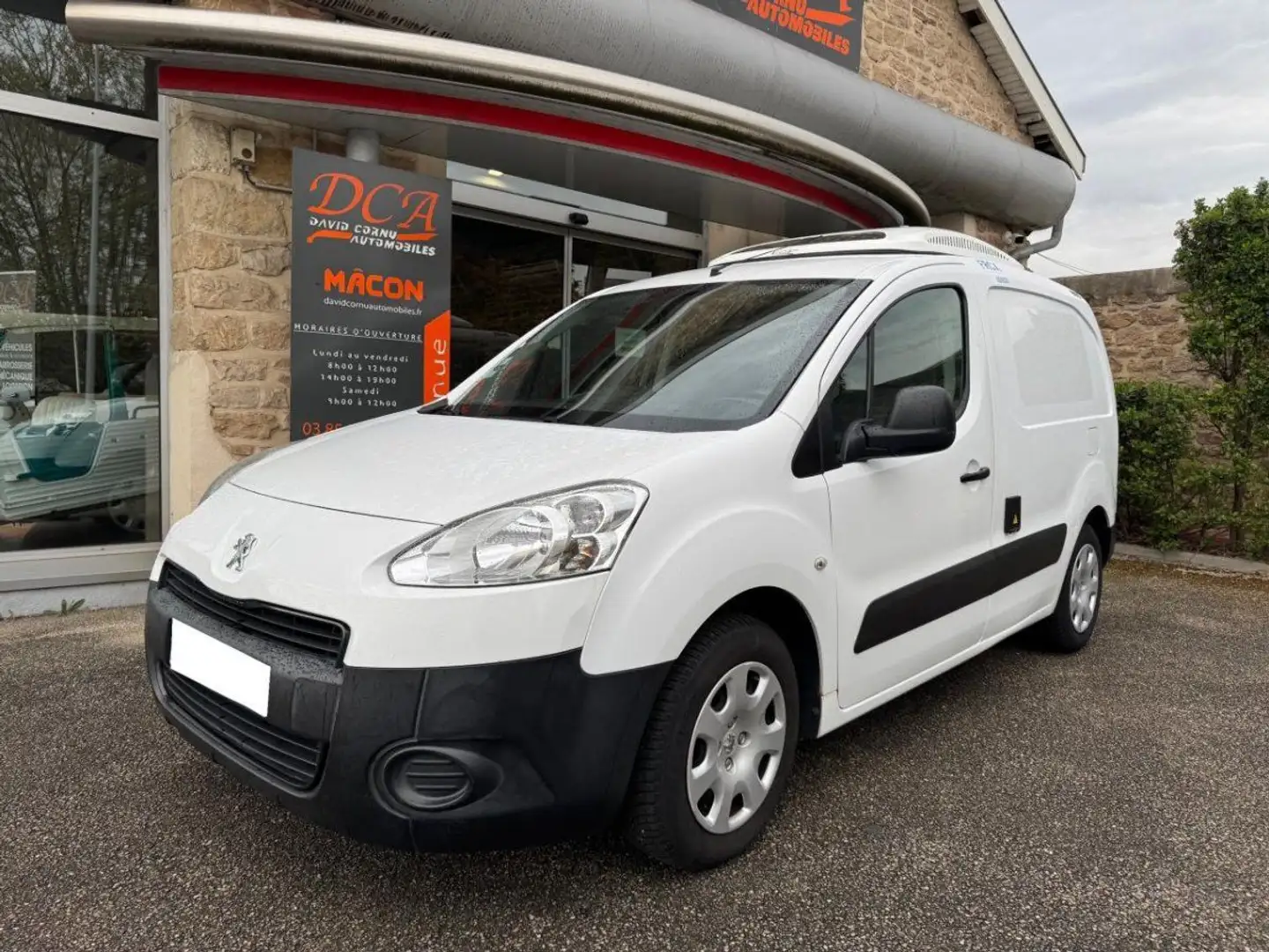 Peugeot Partner Frigo 120 L1 1.6 HDi FAP - 90 II 2008 FOURGON Frig Wit - 1