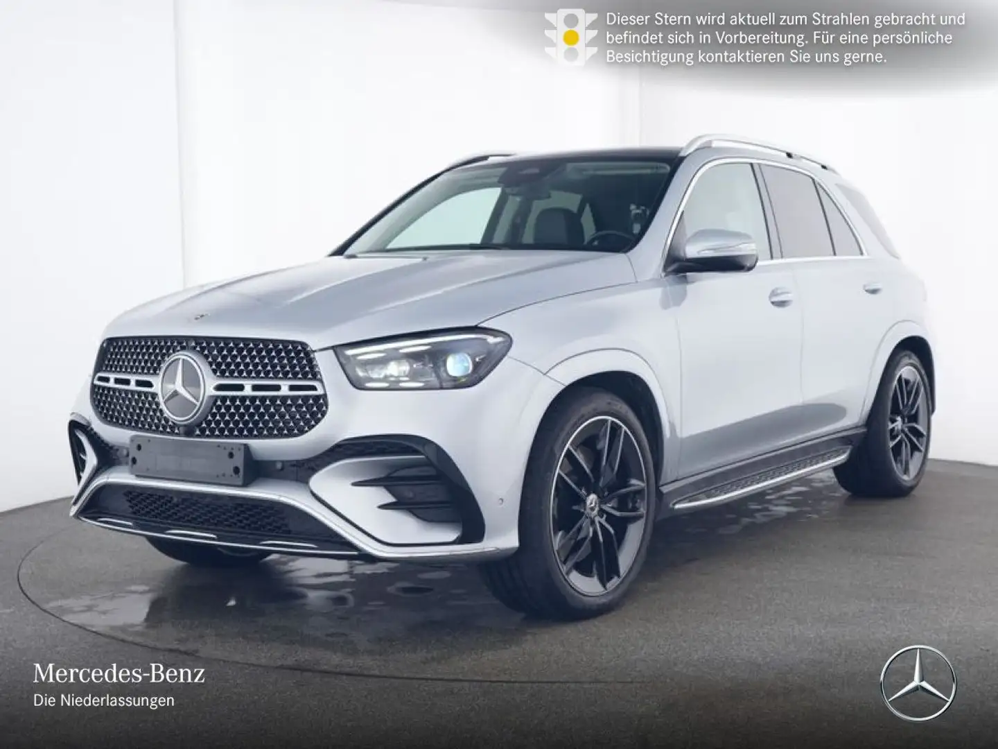Mercedes-Benz GLE 450 d 4M AMG+PANO+360+AHK+MULTIBEAM+SPUR+TOTW Silber - 2