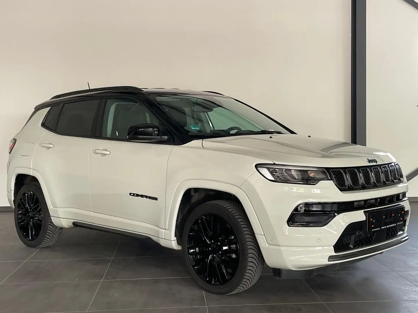 Jeep Compass S PHEV 4WD+NAV+LED+KAM+ACC+VIRTUA+LEDER+ Blanc - 1