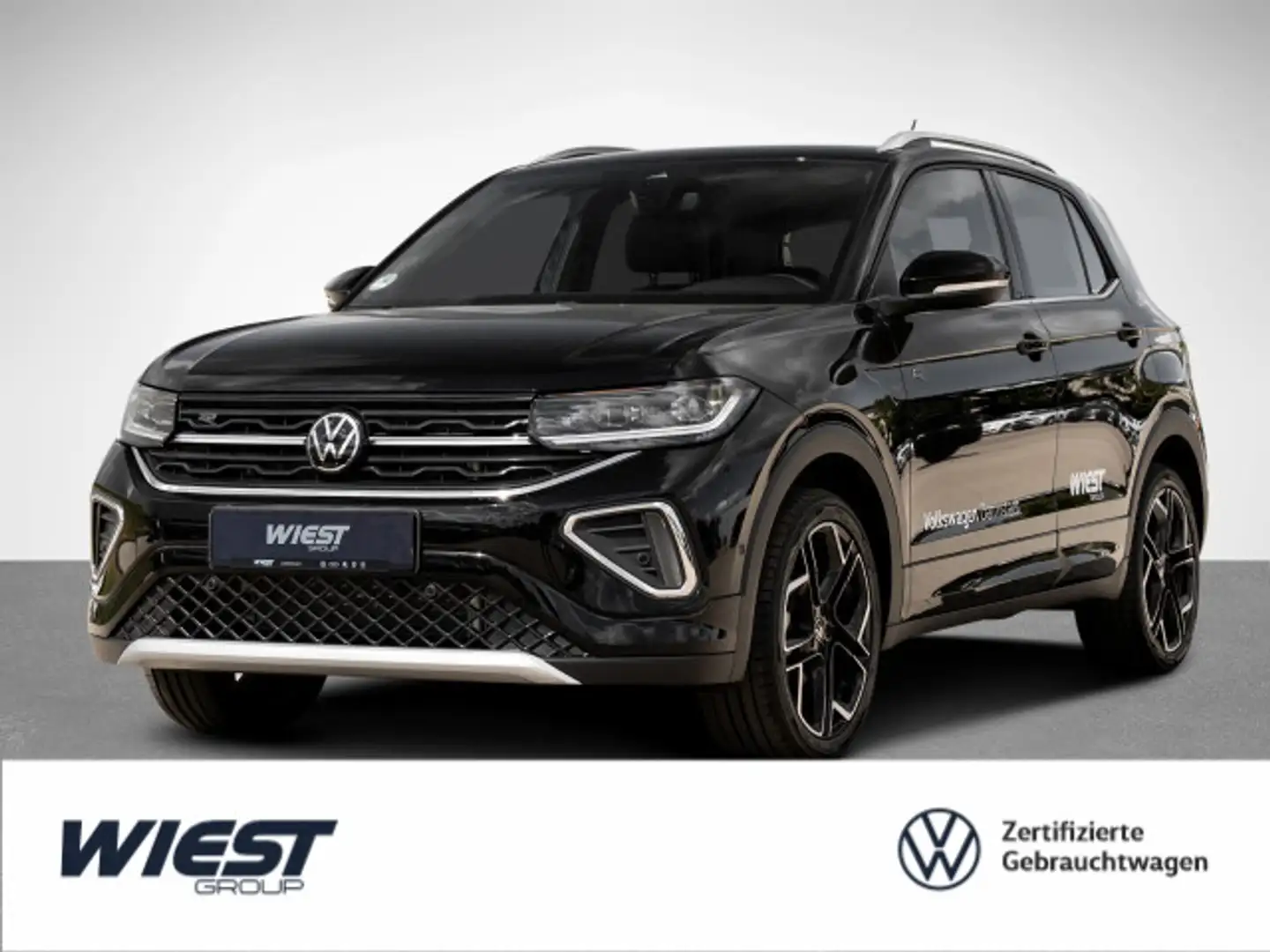Volkswagen T-Cross R-Line 1.5 TSI ACT OPF DSG *AHK*IQ.Light Schwarz - 1