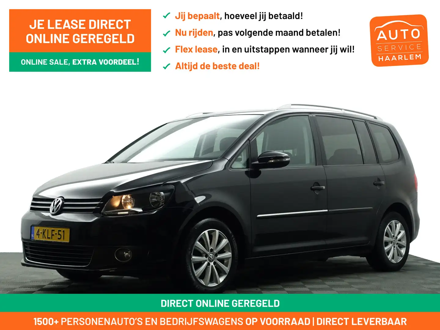 Volkswagen Touran 1.2 TSI Highline BlueMotion- Park Assist, Navi, Al Noir - 1