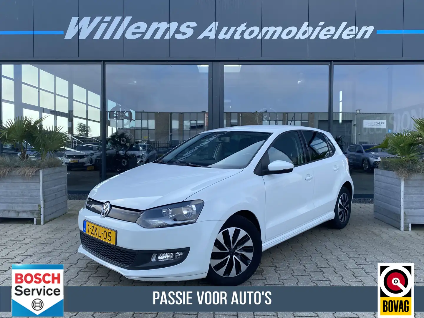 Volkswagen Polo 1.4 TDI BlueMotion Navigatie, Cruise Control & Air Wit - 1