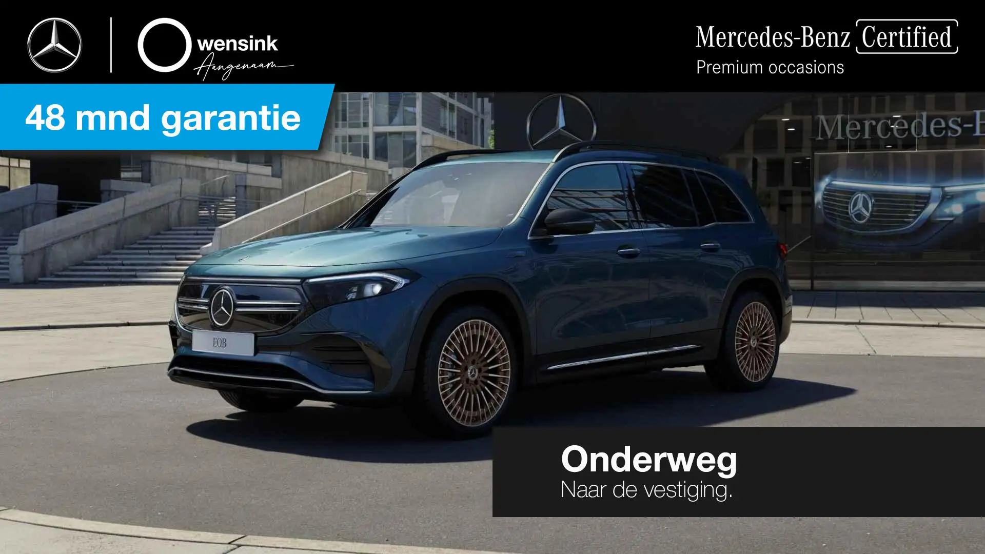 Mercedes-Benz EQB 350 4MATIC AMG Line 67 kWh | Stoelverwarming | Keyless Blau - 1