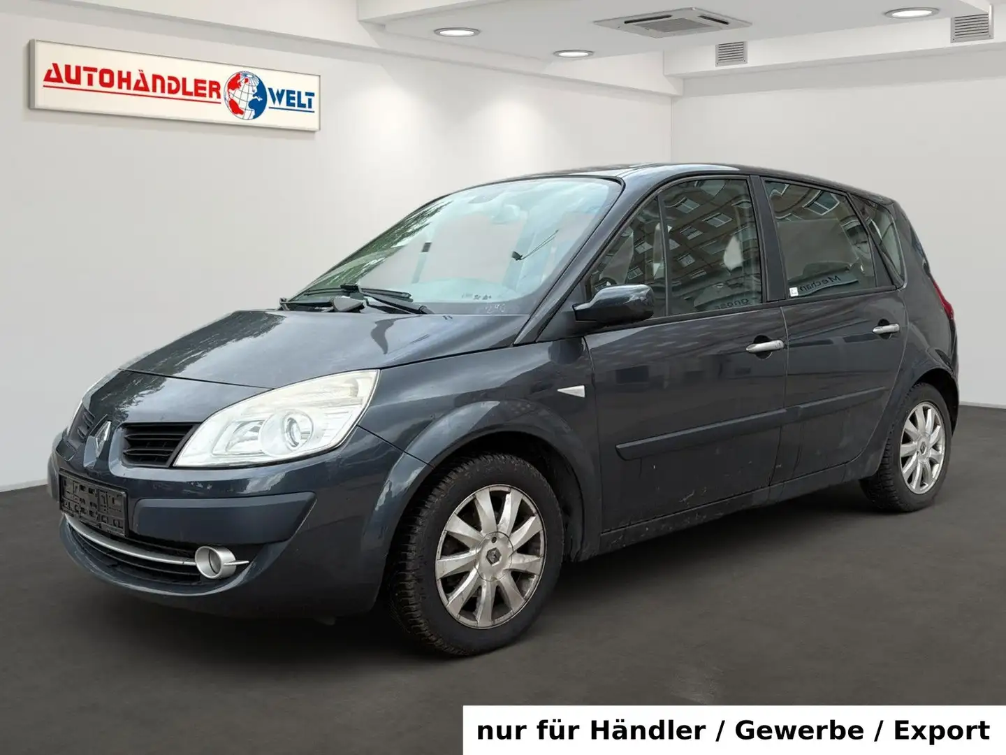 Renault Scenic II 1.6i Klimaautomatik SHZ AHK Szürke - 1