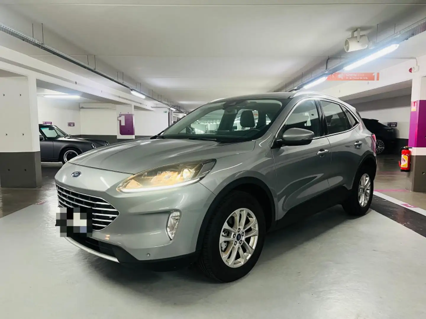 Ford Kuga 2.5 DURATEC 190CH FHEV E85 TITANIUM BVA 14825¤ HT* Grijs - 1