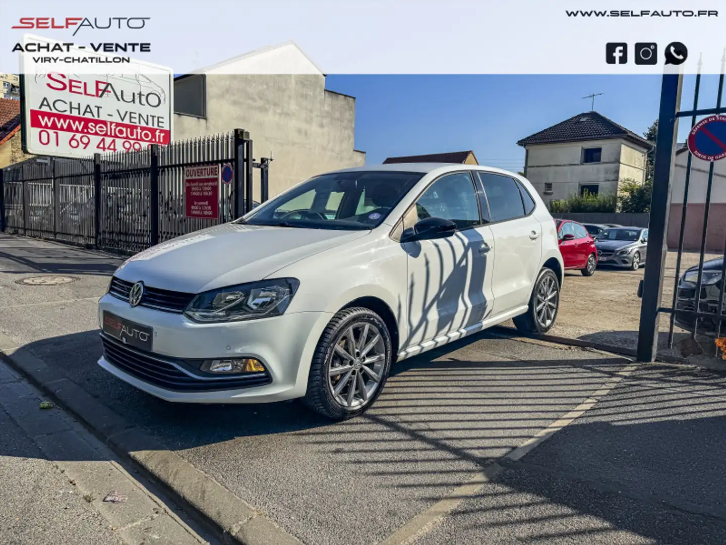 Volkswagen Polo 1.2 TSI 90CH BLUEMOTION TECHNOLOGY CONFORTLINE 5P Blanc - 1
