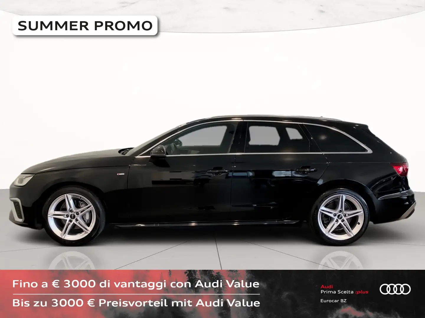 Audi A4 avant 40 2.0 tdi mhev s line edition quattro 204cv Nero - 2