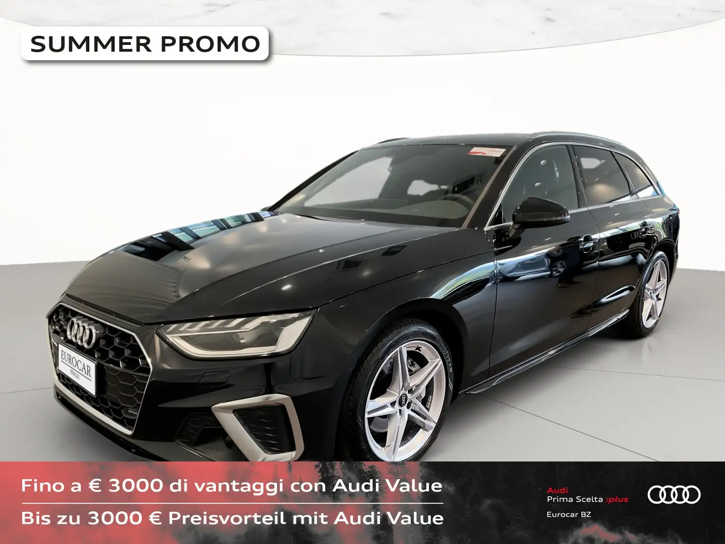 Audi A4 avant 40 2.0 tdi mhev s line edition quattro 204cv Nero - 1