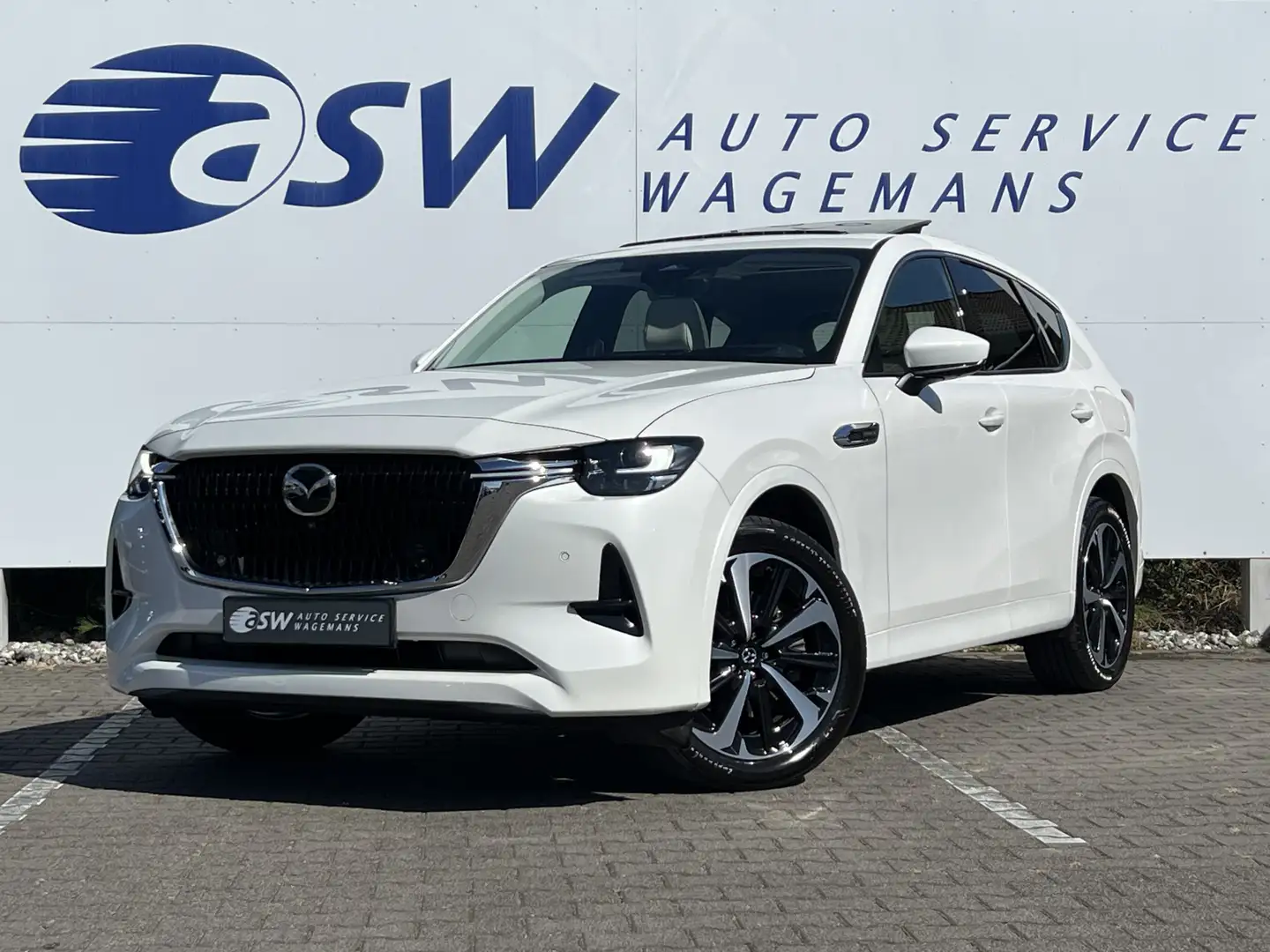 Mazda CX-60 2.5 e-SkyActiv PHEV Takumi | Trekhaak | Pano | BOM Weiß - 1
