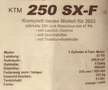 KTM 250 SX 250 SX-F Orange - thumbnail 7