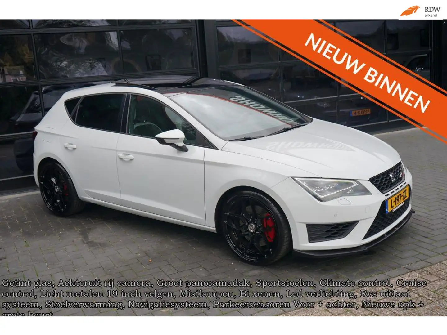 SEAT Leon 2.0 TSI Cupra 280, Panodak, Clima, Navi, Camera, X Weiß - 1