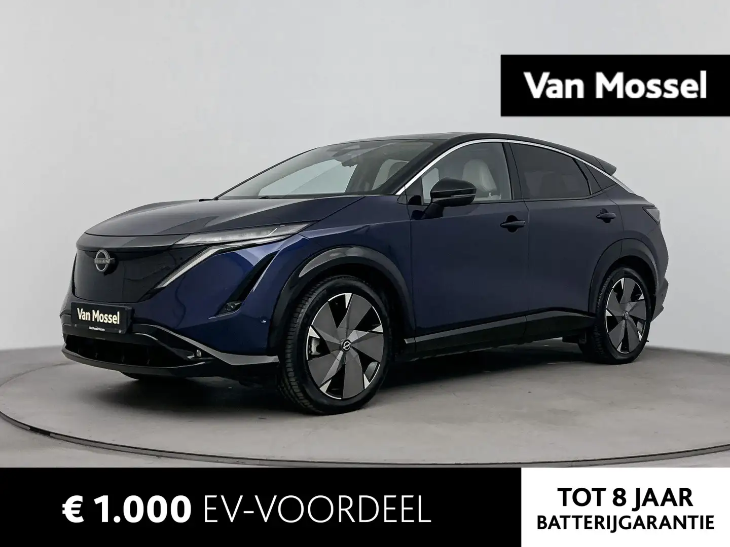 Nissan Ariya Evolve 91 kWh 240PK | Bose Audio | Draadloze Apple Blauw - 1