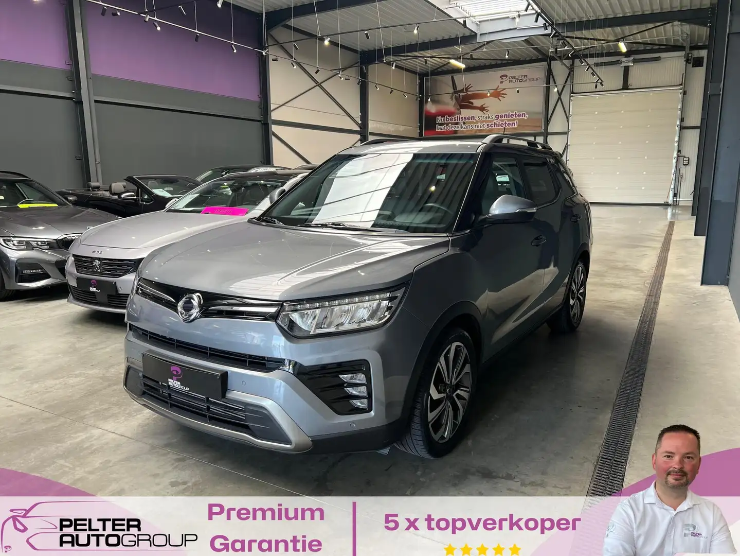 SsangYong Tivoli grand 1.5T-GDi Automaat Full opt. Gris - 1