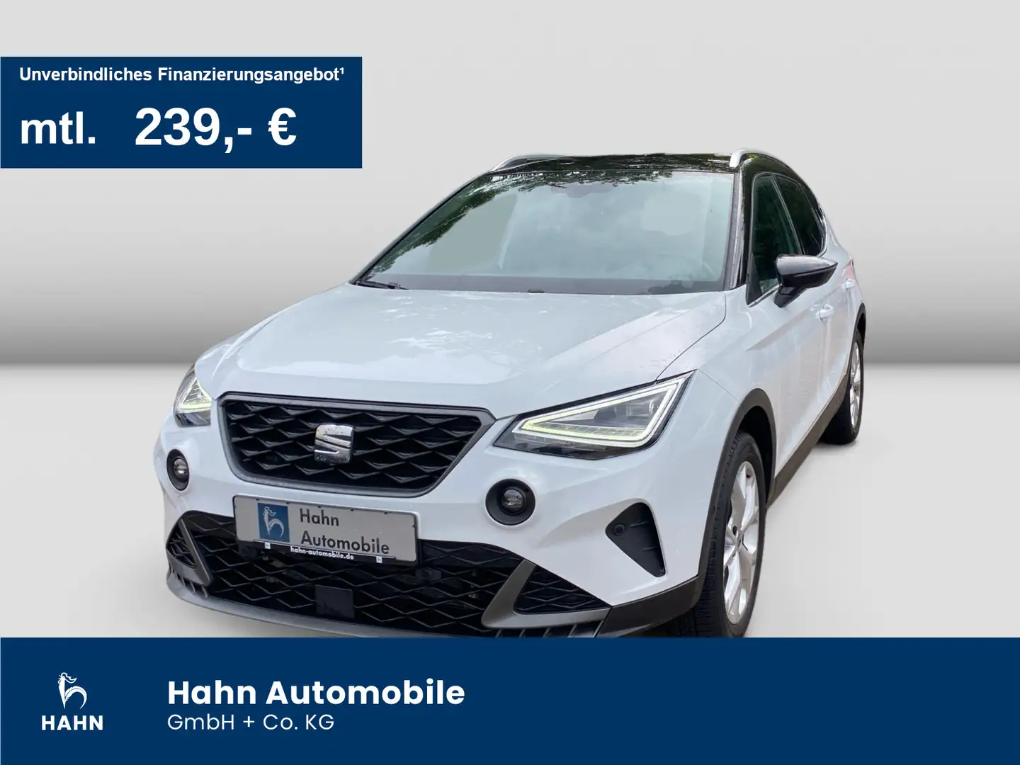 SEAT Arona 1.0 TSI FR PDC LED Kessy SHZ CarPlay Klima Weiß - 1